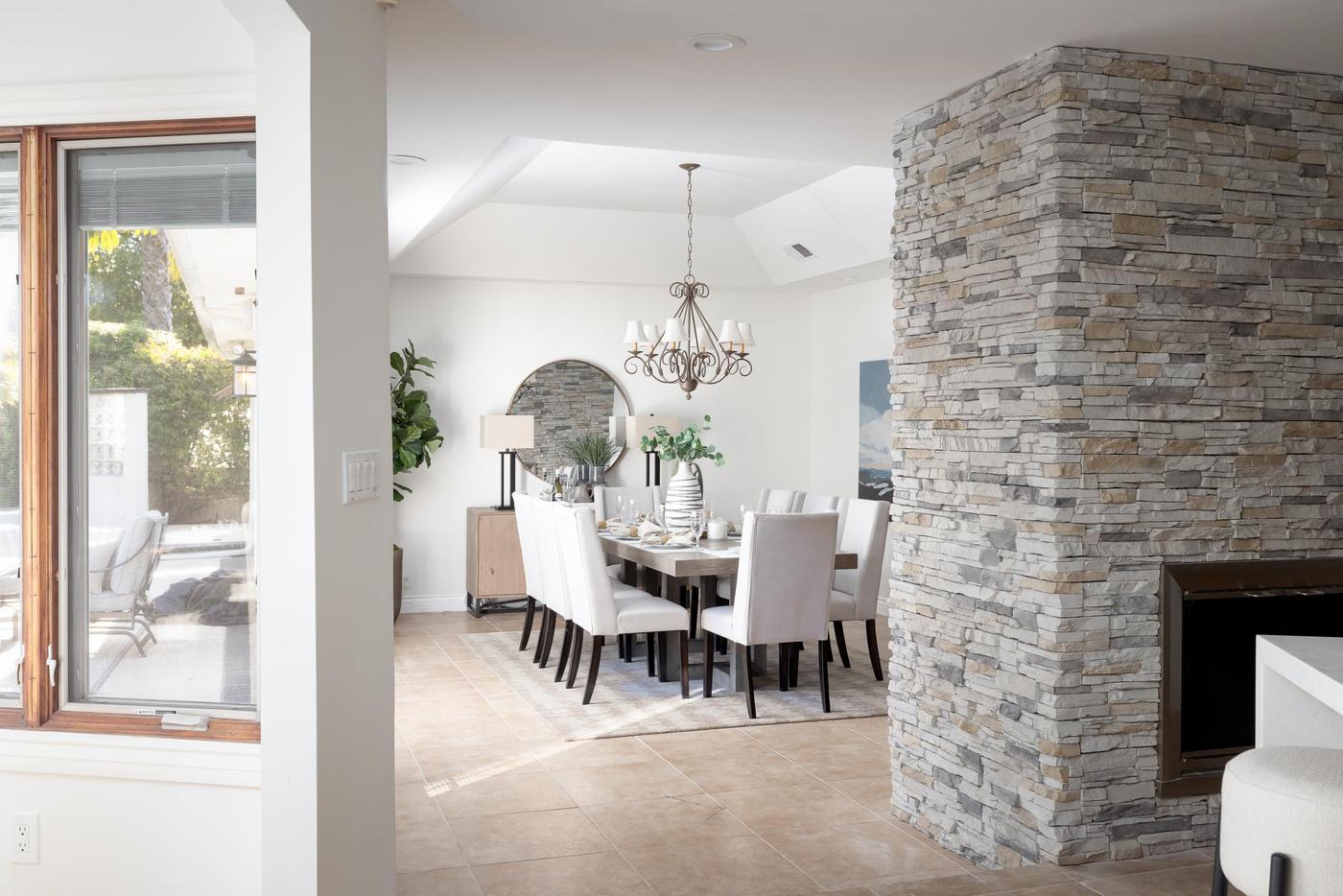 Representative staged dining room by Signature Staging